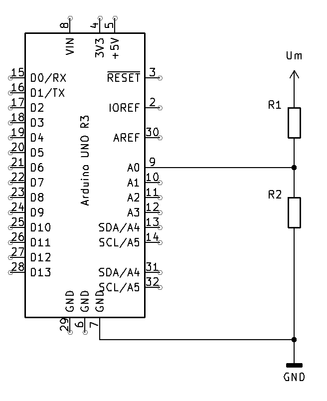 Arduino djelilo napona